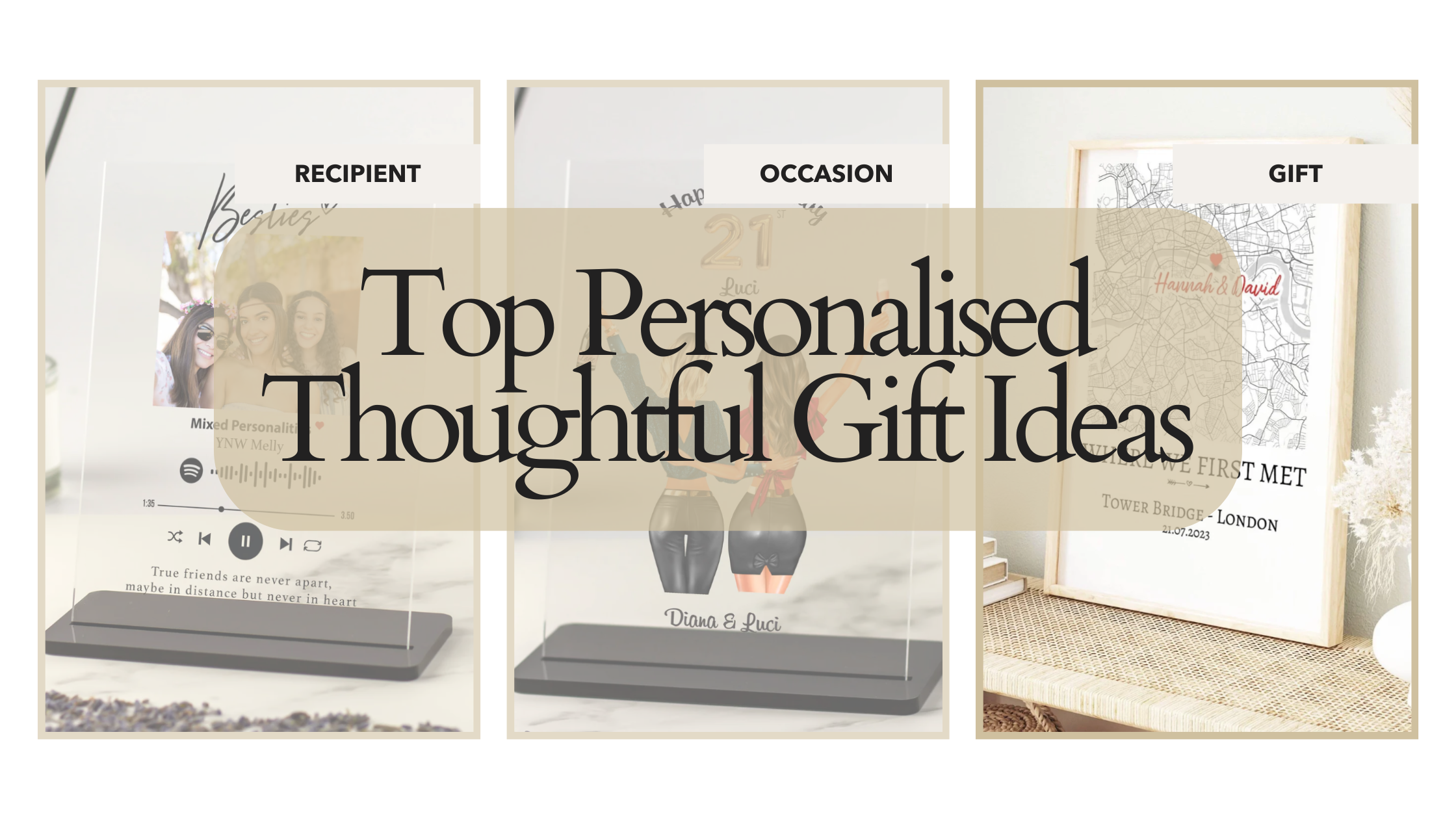 Top Personalised Thoughtful Gift Ideas for Every Occasion