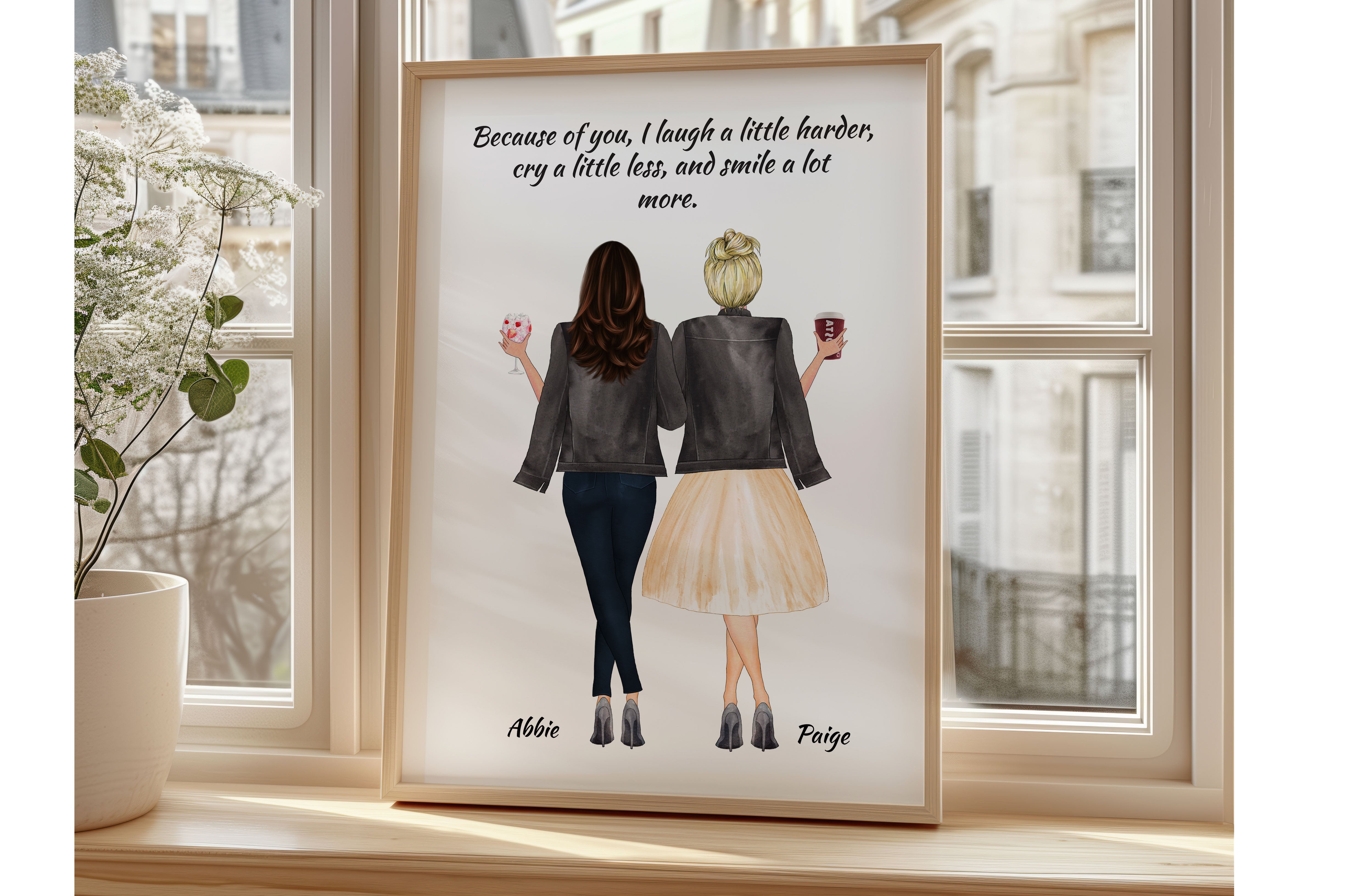 Friends Gift, 'Because Of You, I Laugh A Little Harder