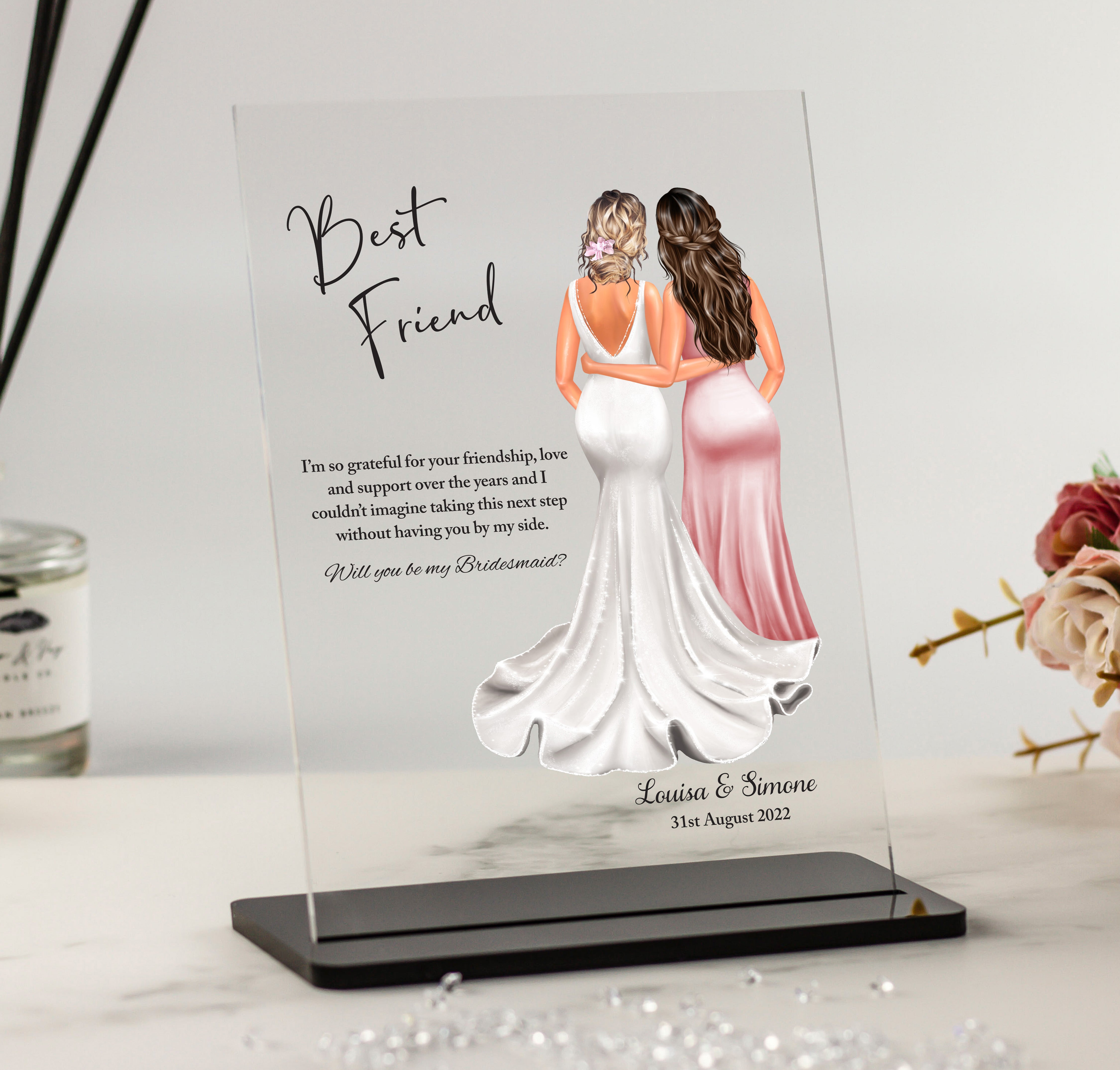 Bridesmaid Proposal Gift/Best Friend Bride and Maid of Honour