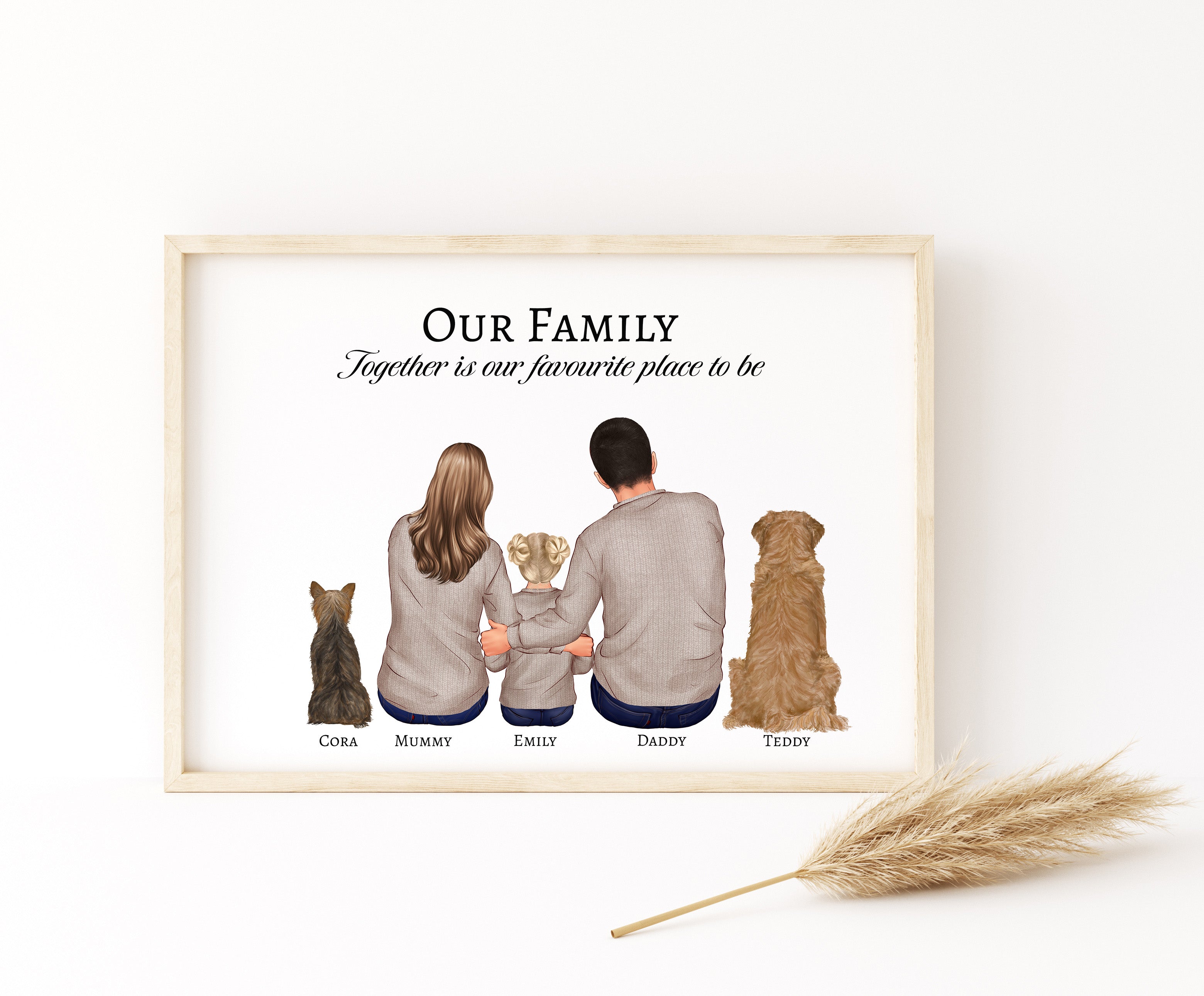 Personalized Family Wall Art Personalized Family Tree Sign, Custom