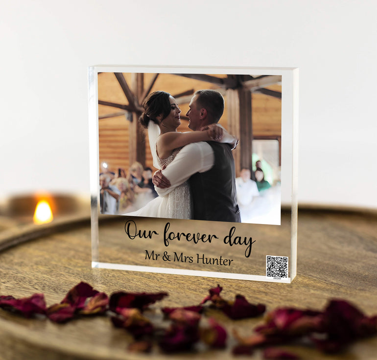 Couples First Dance Photo Memory Block