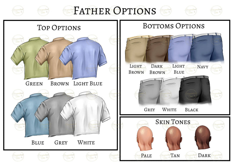 Fathers Day Gifts, Personalised Gift for Dad from Daughter, Custom Portrait, Father's Day, Dad's Birthday Unique Gift Unframed Print