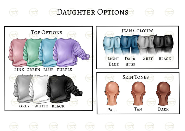 Fathers Day Gifts, Personalised Gift for Dad from Daughter, Custom Portrait, Father's Day, Dad's Birthday Unique Gift Unframed Print