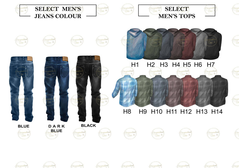 Personalised Father's Day Gift, Custom Dad Print, Birthday gift for Dad from Daughter, Fathers Day Gifts for Dad Grandad Custom Portrait