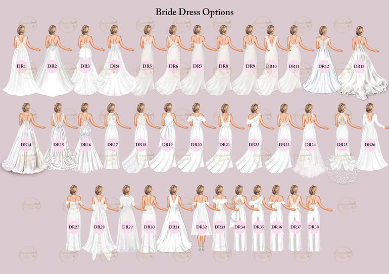 Personalised Maid of Honour Gift, Best Friend Gift, Thank you Wedding Party Gifts, Gift from Bride, Bridesmaid Gifts, Custom Portrait