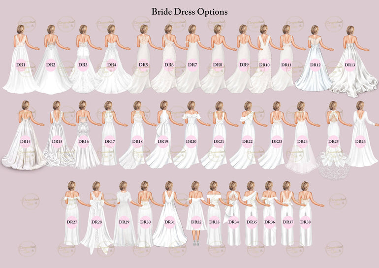 Personalised Maid of Honour Gift, Bridesmaid Proposal, Best Friend Gift, Thank you Wedding Party Gifts, Gift from Bride, Custom Portrait