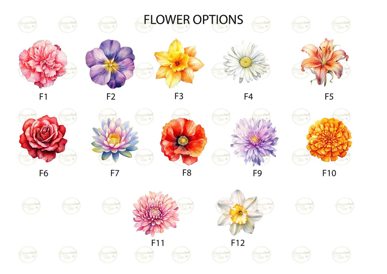 Mothers Day Gift, Personalised Mummy Gifts, Gift for Mum, Nan, Nanny, Custom Flowers Print, First Mothers Day, Gifts for Her Acrylic Block