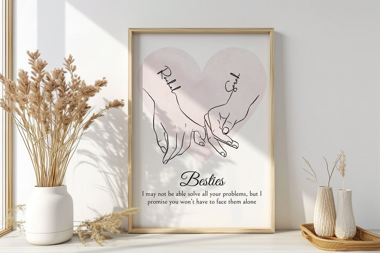 Gifts for Friends, Personalised Best Friend Gifts, Birthday Gift for Friend, Unique Gift for Her, Friendship Gift, Bestie Present, Sister