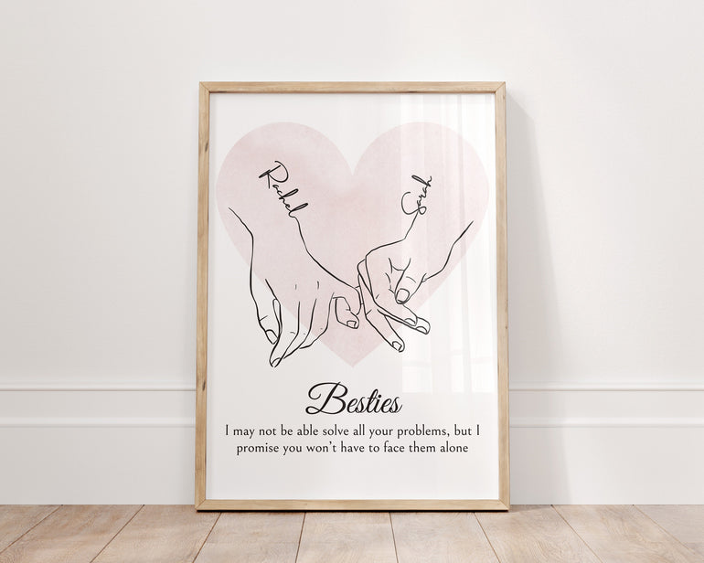 Gifts for Friends, Personalised Best Friend Gifts, Birthday Gift for Friend, Unique Gift for Her, Friendship Gift, Bestie Present, Sister