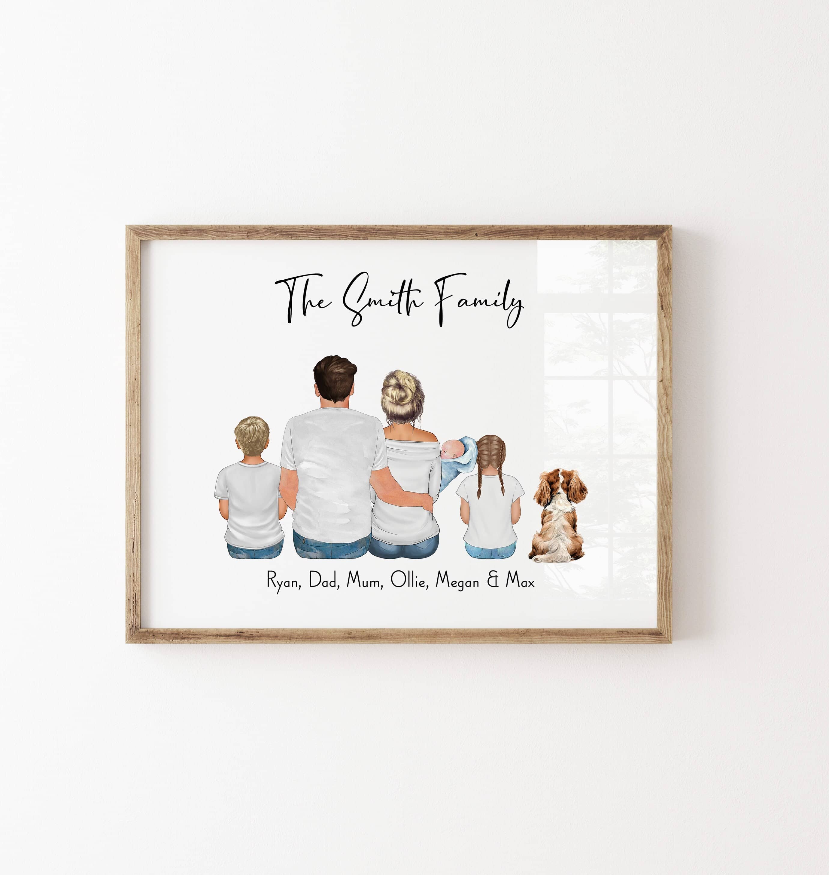 Custom family portrait discount