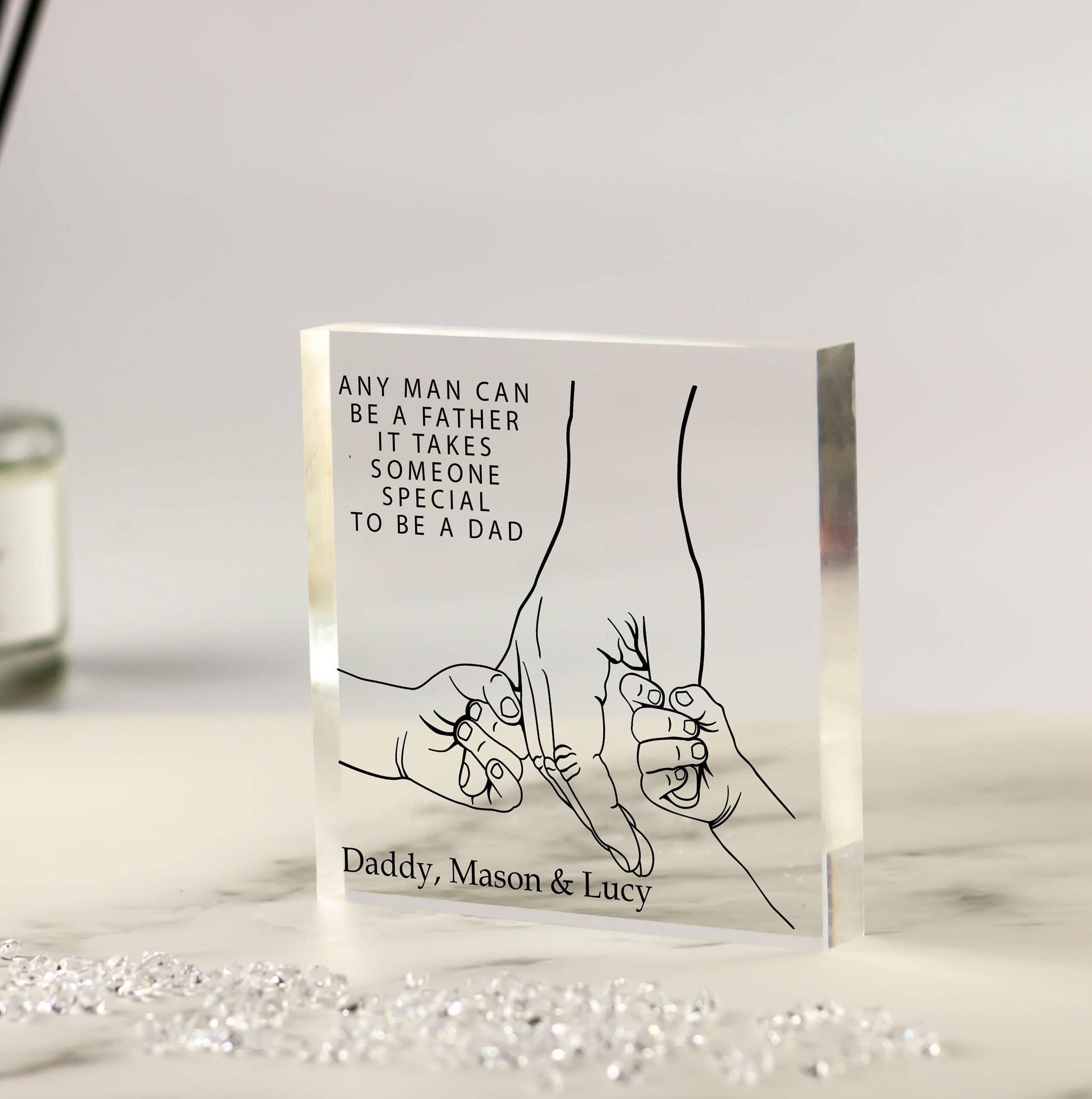 Personalised fathers day gifts from kids, daddy gifts, custom sign with names, 1st fathers day, best daddy, stepdad gifts, Birthday Daddy gifts, Christmas gifts, unique keepsake