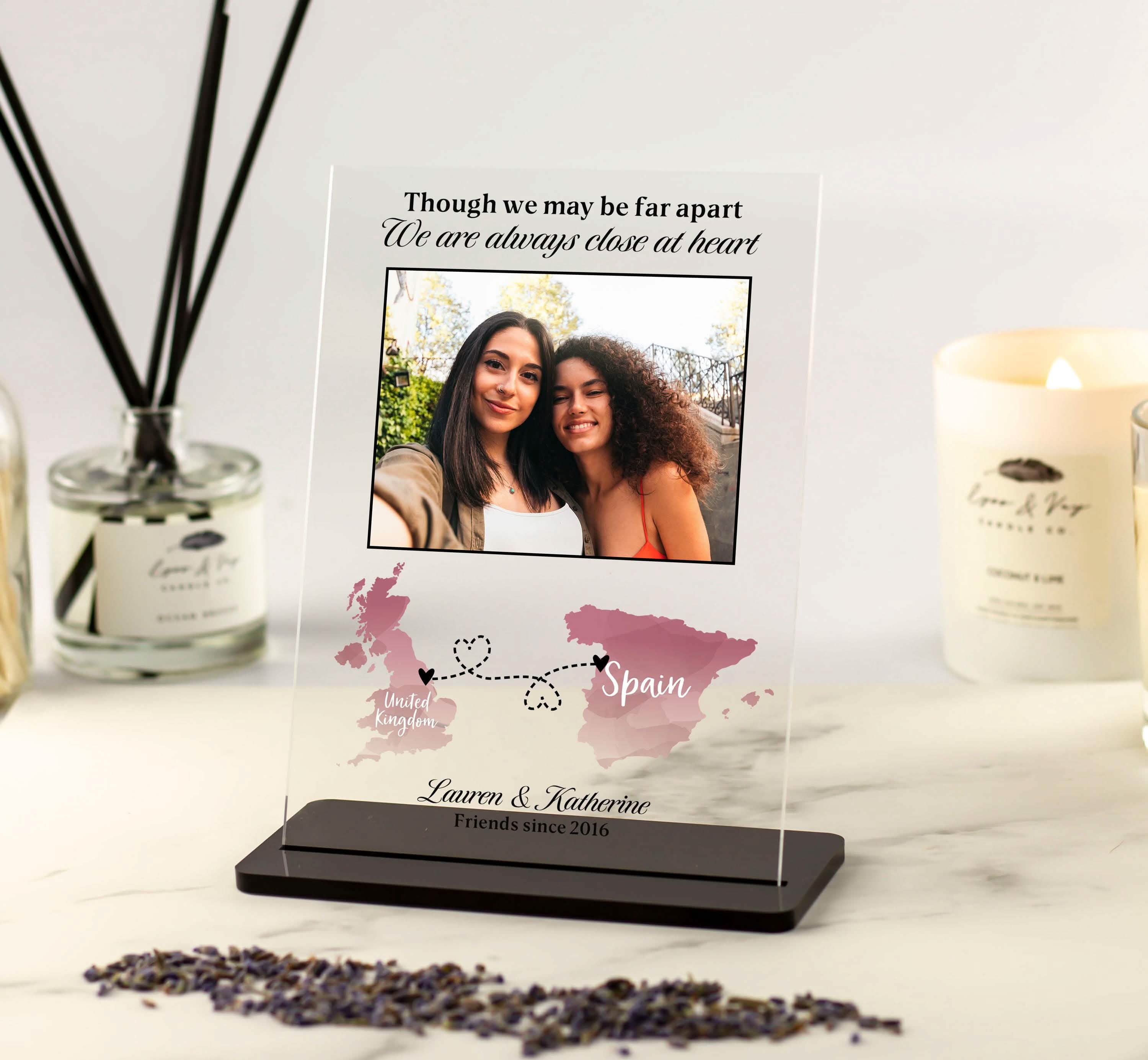 Always Close at Heart' Friendship Gifts for long distance friend