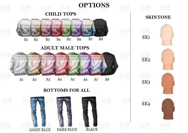 Personalised Christmas Ornament for Daddy, Father and Son Bauble, Xmas Ornament, Secret Santa, Custom Christmas Tree Acrylic Bauble