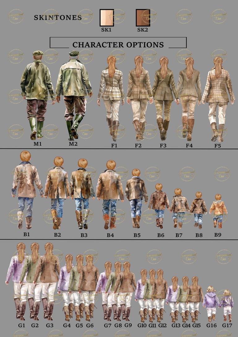 Female and Dog Country Walking Portrait, Gift from Dog, Mothers Day Gift, Nanny Gifts, Birthday Present, Christmas Personalised Wall Art