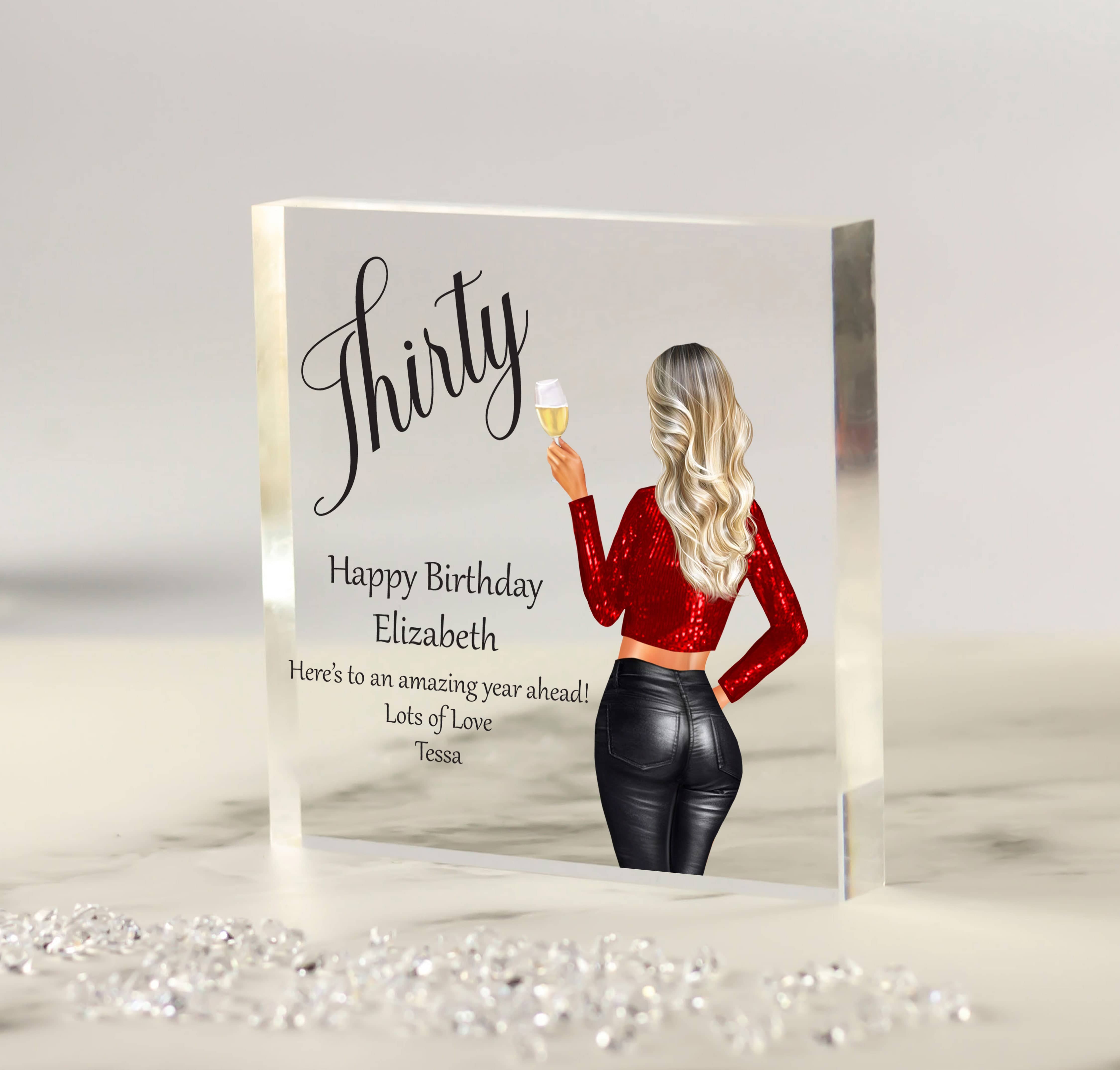 Gifts For Her Womens 30th Birthday Gift Blanket Birthday Gift For