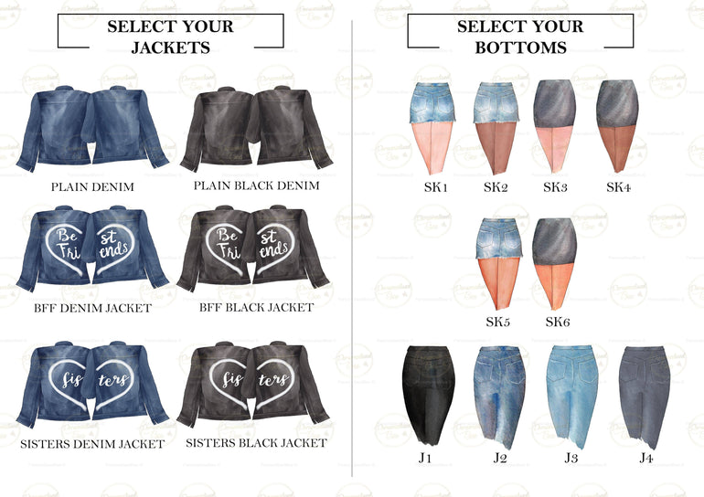 Friendship Print - Personalised 2 Friends Illustration - There are Friends, there is Family quote.