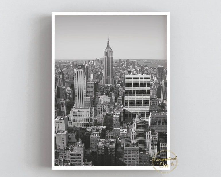 New York City - Black And White Print.