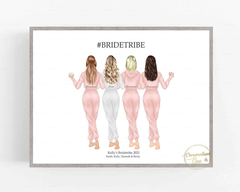 Personalised Bridesmaid Print, Bridal Party Gift, Wedding Party, Gift for Bridal Party,Bride Gift,Hen party,Wedding Favours,Wedding Keepsake