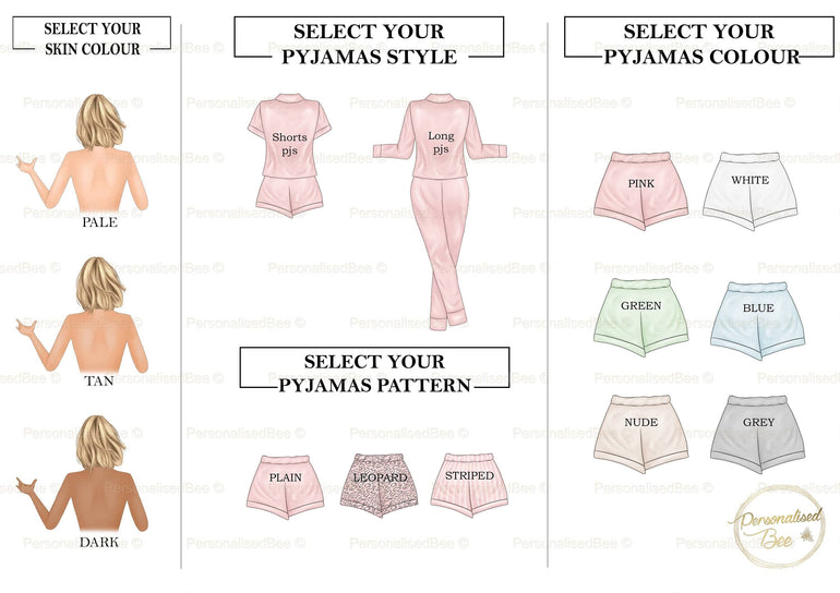 Personalised Bridesmaid Print, Bridesmaids Pj's Print, Bridal Party Gift, Wedding Party, Gift for Bridal Party,Bride Gift,Hen party