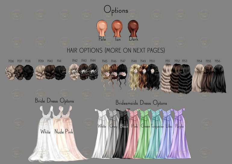 Bridesmaid Personalised Gift V2, Gift for Maid of Honor, Bridesmaid Proposal, Will you be my Bridesmaid, Bridesmaid Proposal  Illustration,