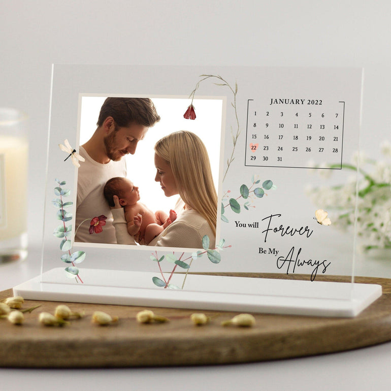 Personalised Couple Photo and Memorable Date Gift, Couples Gift, Anniversary Gift, Valentines Gift, Engagement Gifts, Gifts for Him/Her