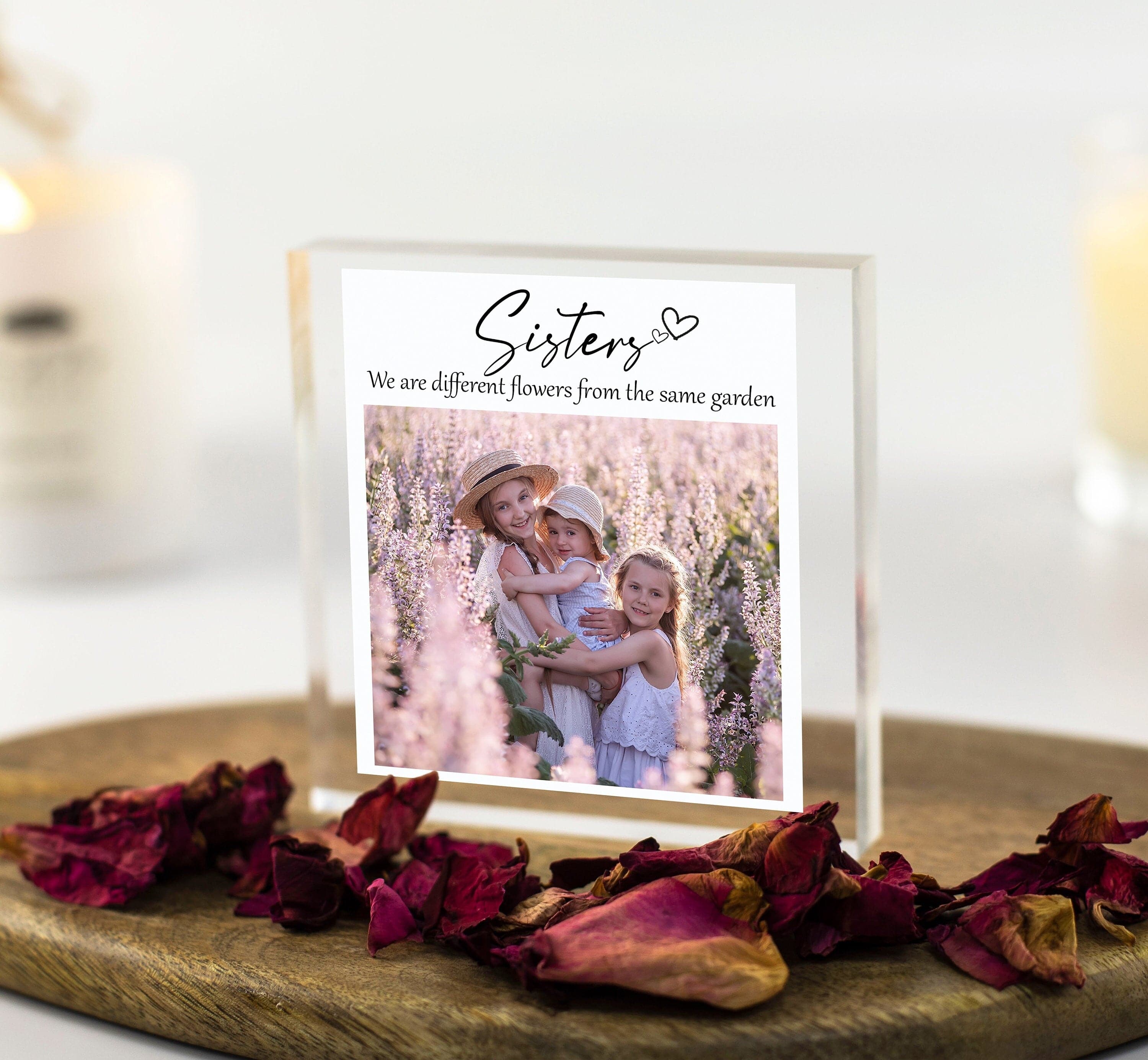 Sister Gift, Birthday Gifts for Sister, Sentimental Gift for Big Sis, Gift from Sister Gift for Wedding, Big Sis Little Sis Photo Gift