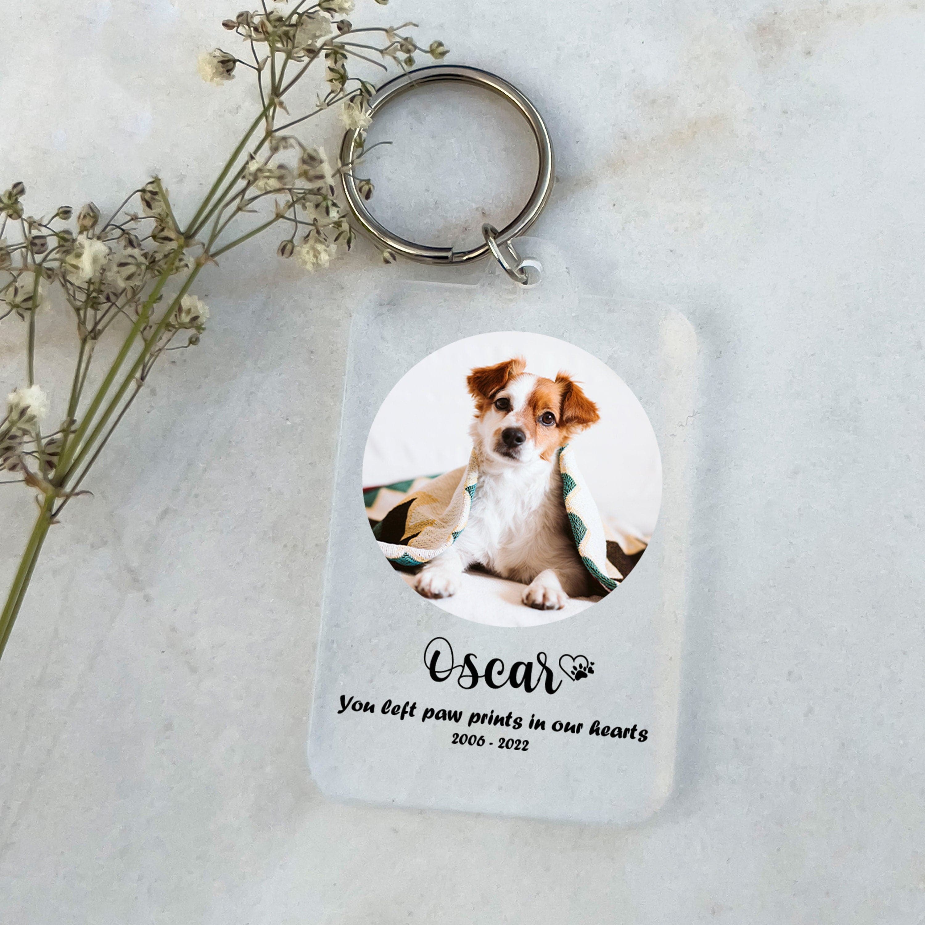 Pet Memorial Gift, Dog Loss Gift, Bereavement Dog Gift, Photo Keyring, Keychain Keepsake, Cat Loss Gift, Remembrance Gift, Pet Loss Dad Mum