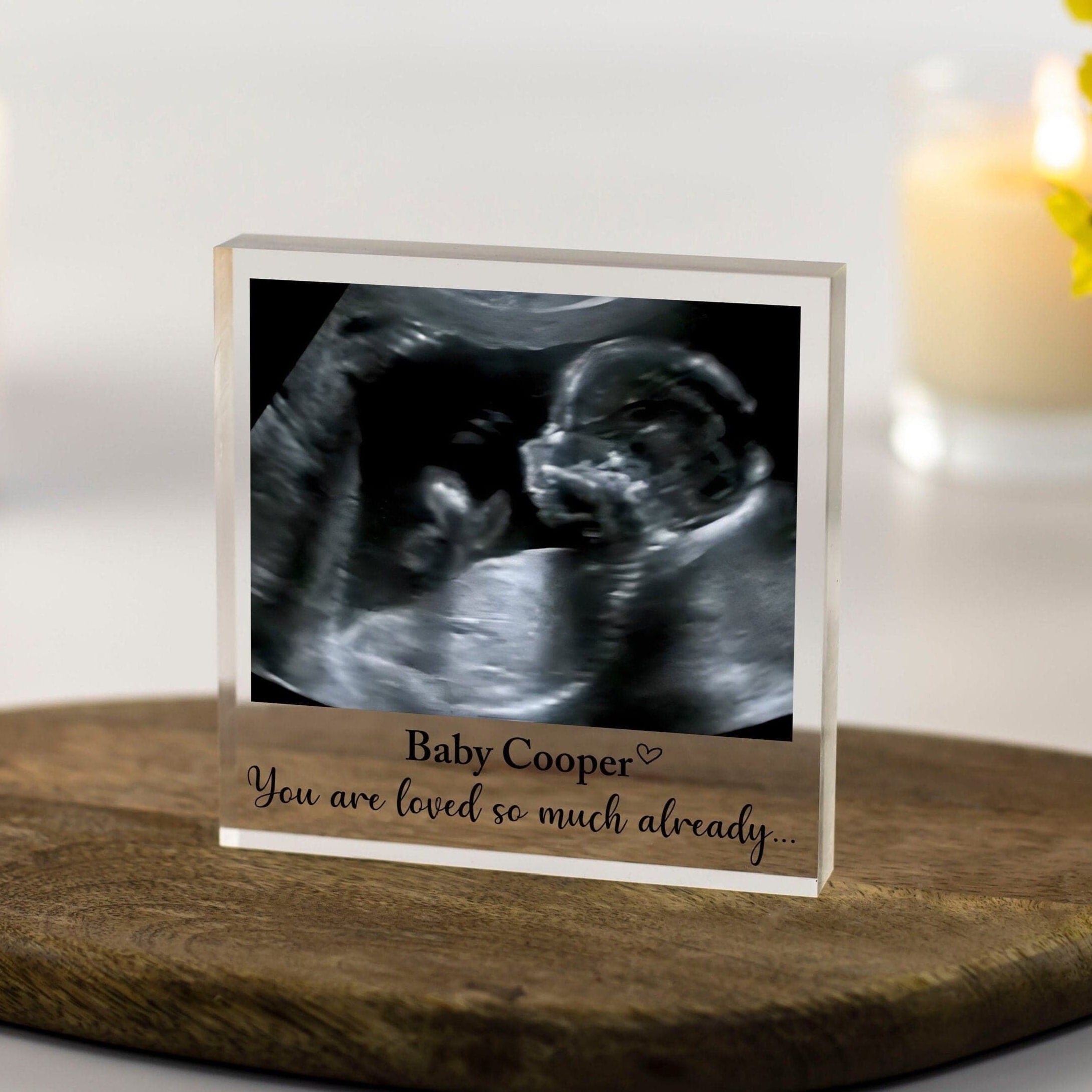 Pregnancy Scan Photo Frame, Baby Scan, Baby Shower Gift, Grandparents to be Gift, Ultrasound Pregnancy Scan Print, Pregnancy Announcement