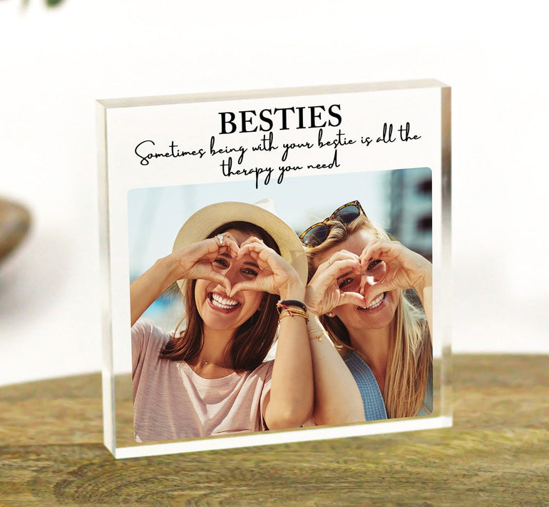 Best Friend Gift, Besties Photo Gift, Bestie Print, Best Friend Photo, Best Friend Frame, Bestie Gifts, Friends Photo, Friendship Gift, Xmas