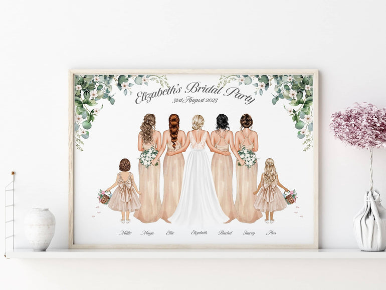 Gift For Bride from Bridesmaids, Bride to Be Gift, Bride Gifts Wedding Day, Gift for Bride from Maid of Honour, Gift to Bride Bridal Party