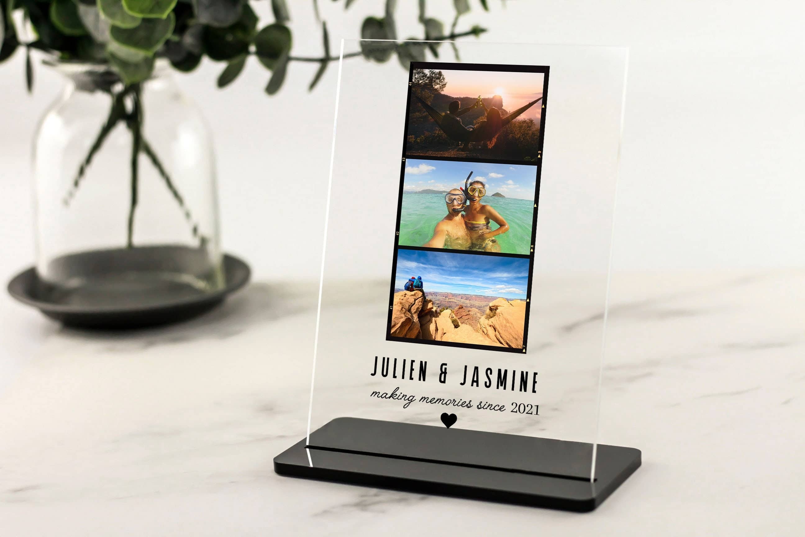 Custom Photo Gift for Boyfriend/Girlfriend, Valentines Gift for Husband, Wife, Anniversary Gift, Couples Gift, Acrylic Plaque with Stand