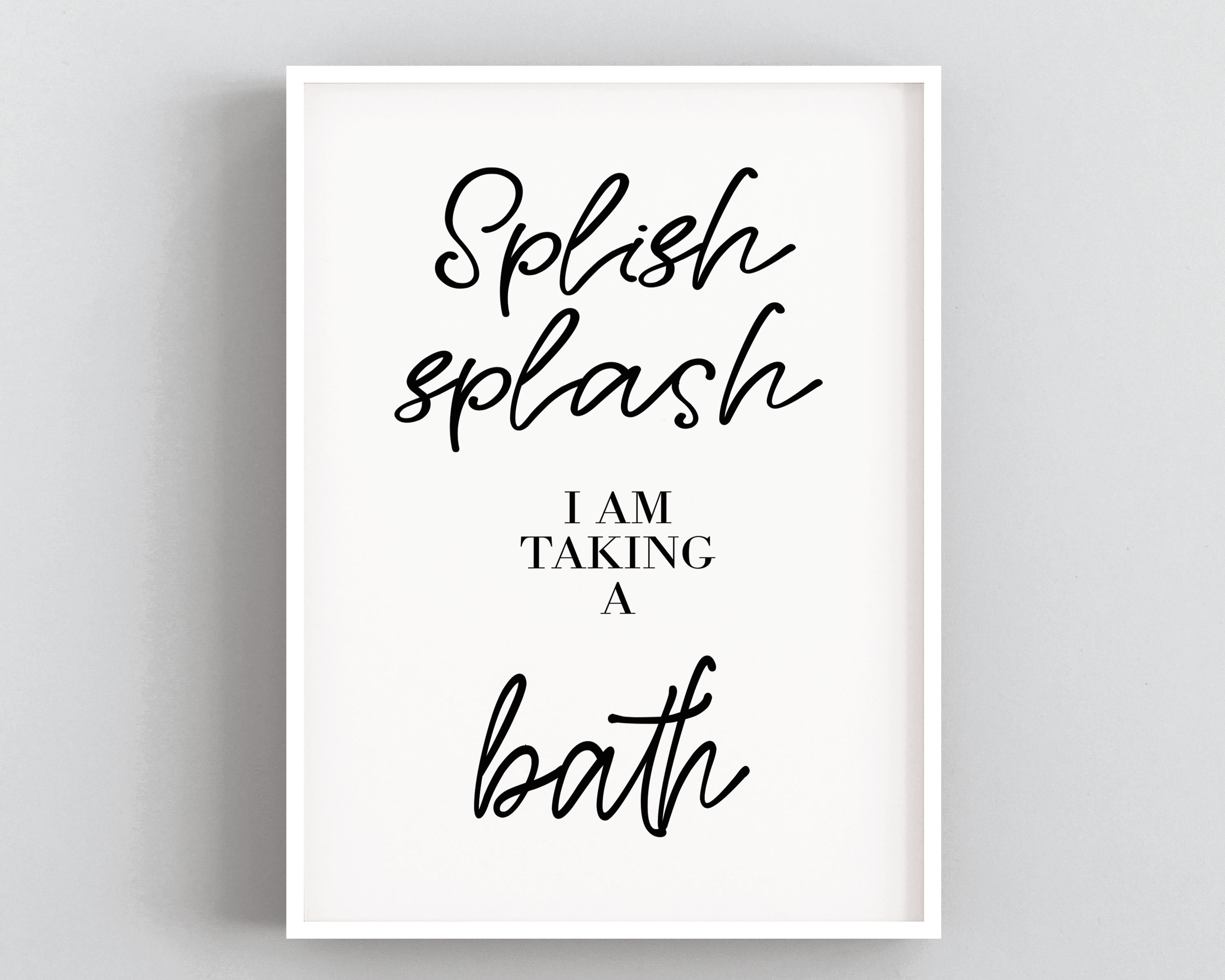 Bathroom Prints-PersonalisedBee