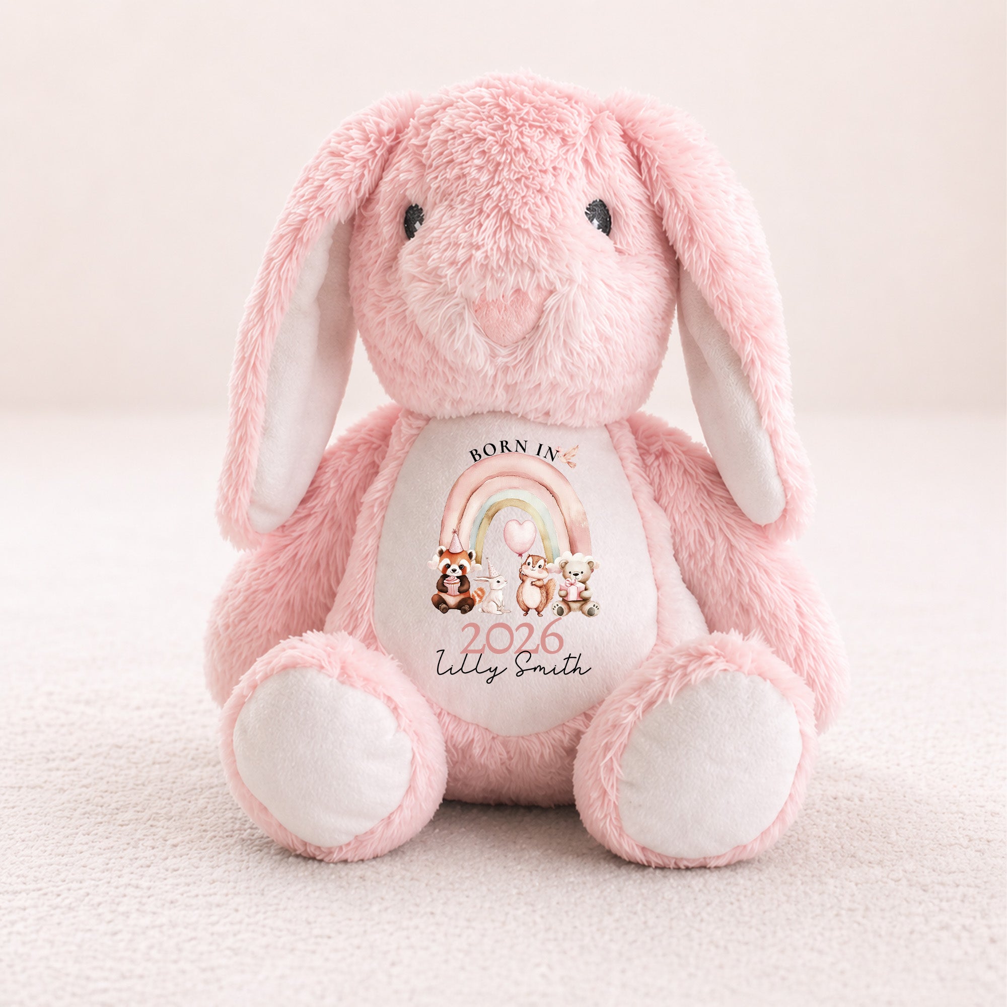 personalised baby plush toy newborn gift