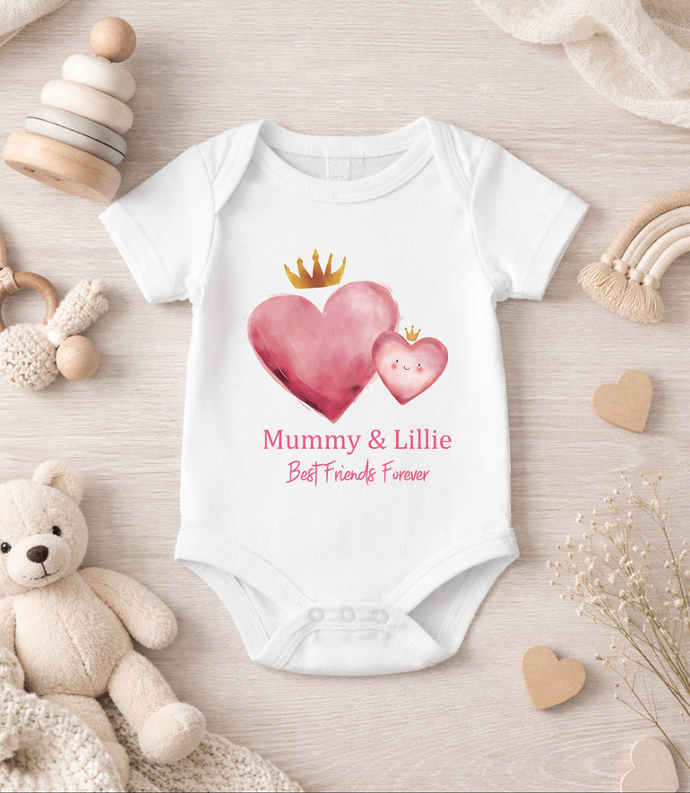 personalised matching mum and baby clothes