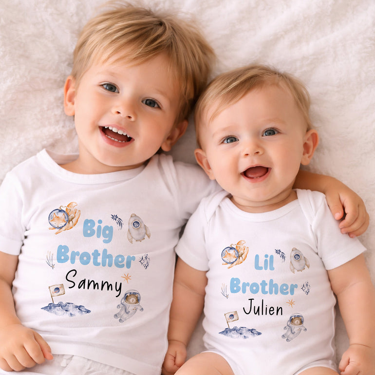 matching brothers tshirt and baby vest