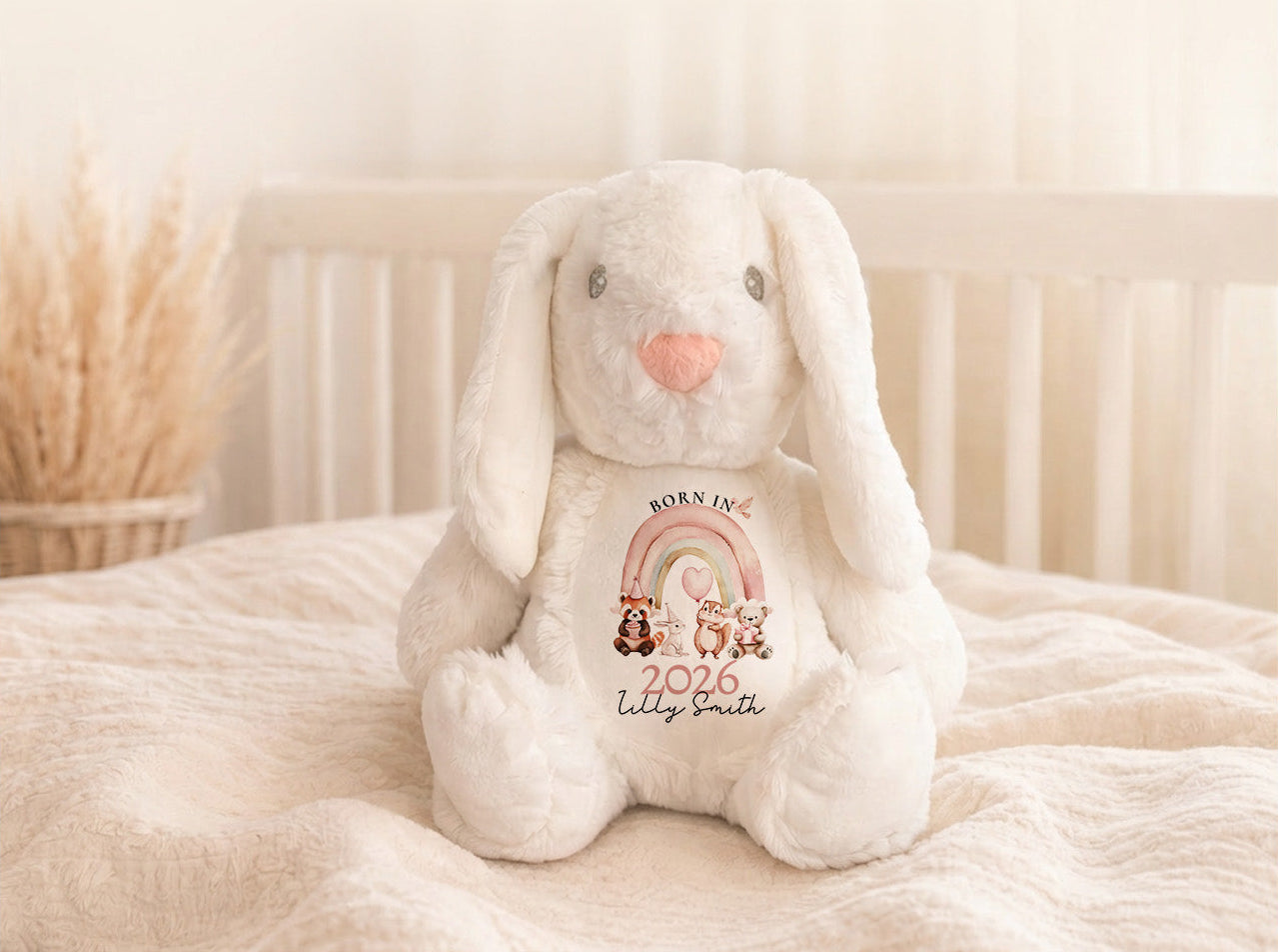 personalised baby plush toy newborn gift
