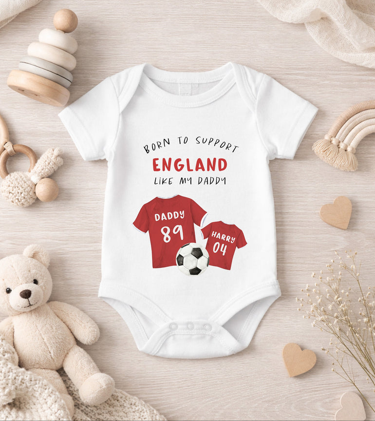 kids england football shirt world cup baby clothing