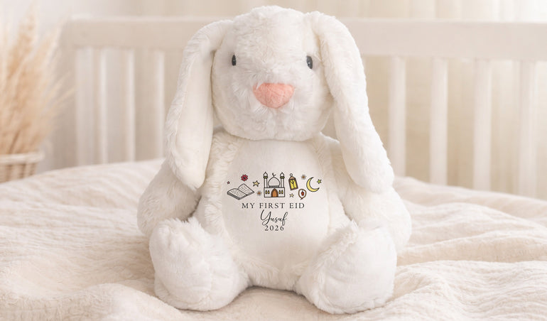 personalised my first eid bunny islamic baby gift