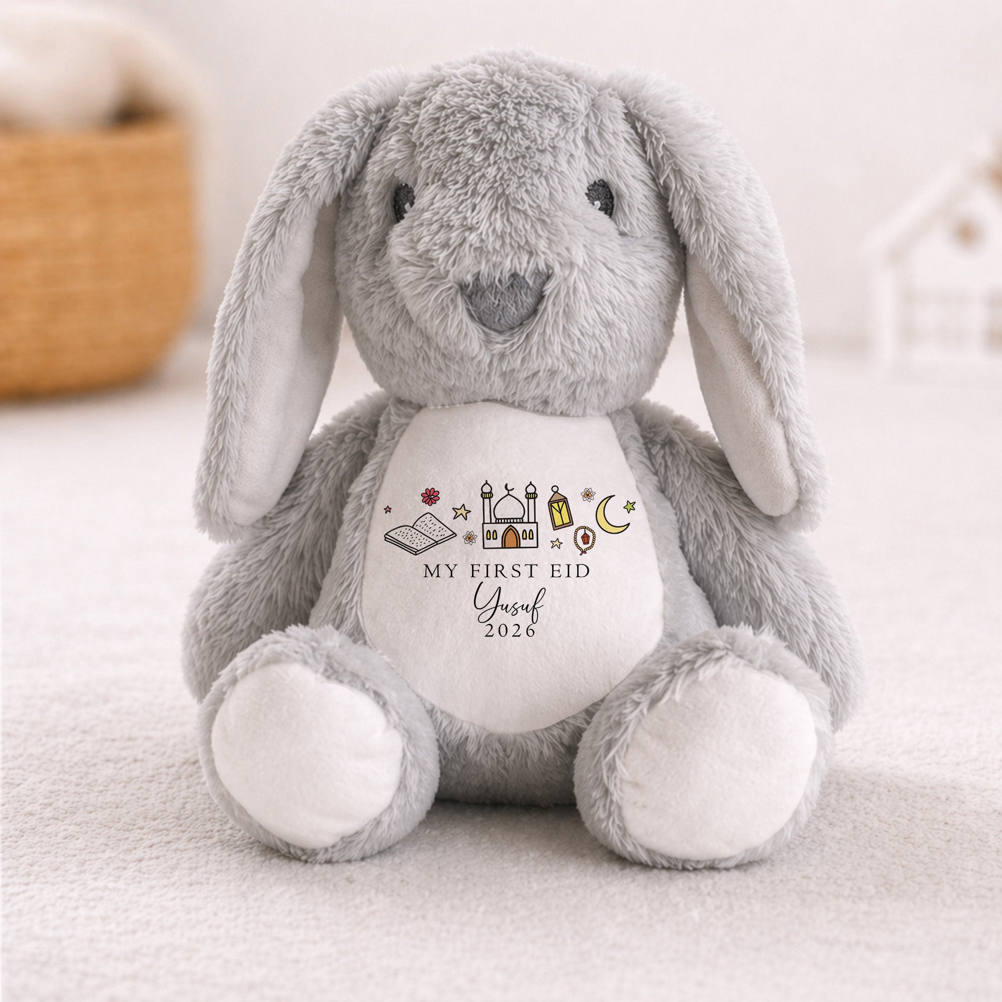personalised my first eid bunny islamic baby gift