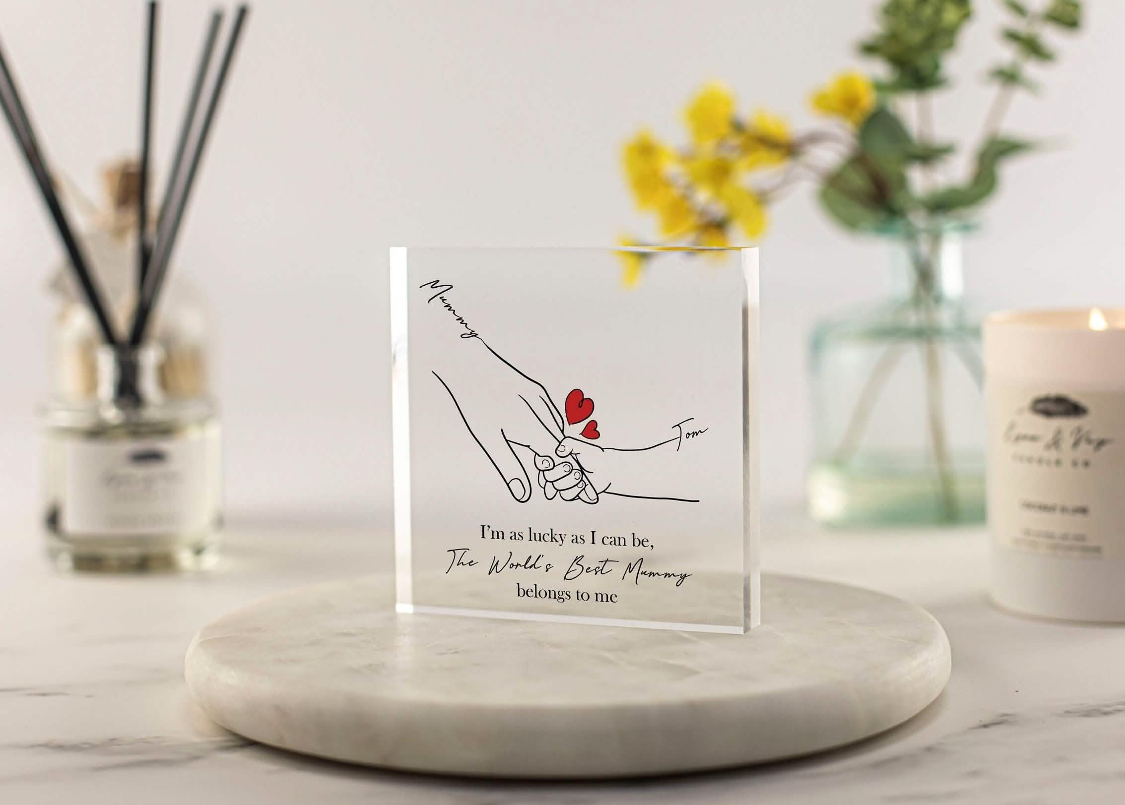 Mummy gifts, mothers day gift, world best mummy belongs to me gift, personalised mummy present from son daughter, forever mum and me, christmas gift for mummy