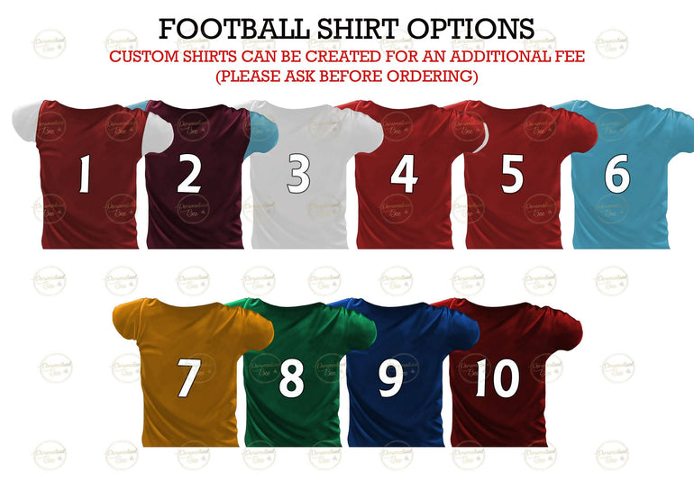 Custom Football Shirt Print, Happy Father's Day Personalised Gift for Daddy from Son, Daughter, Baby, Footie Gifts 1st Fathers Day Plaque