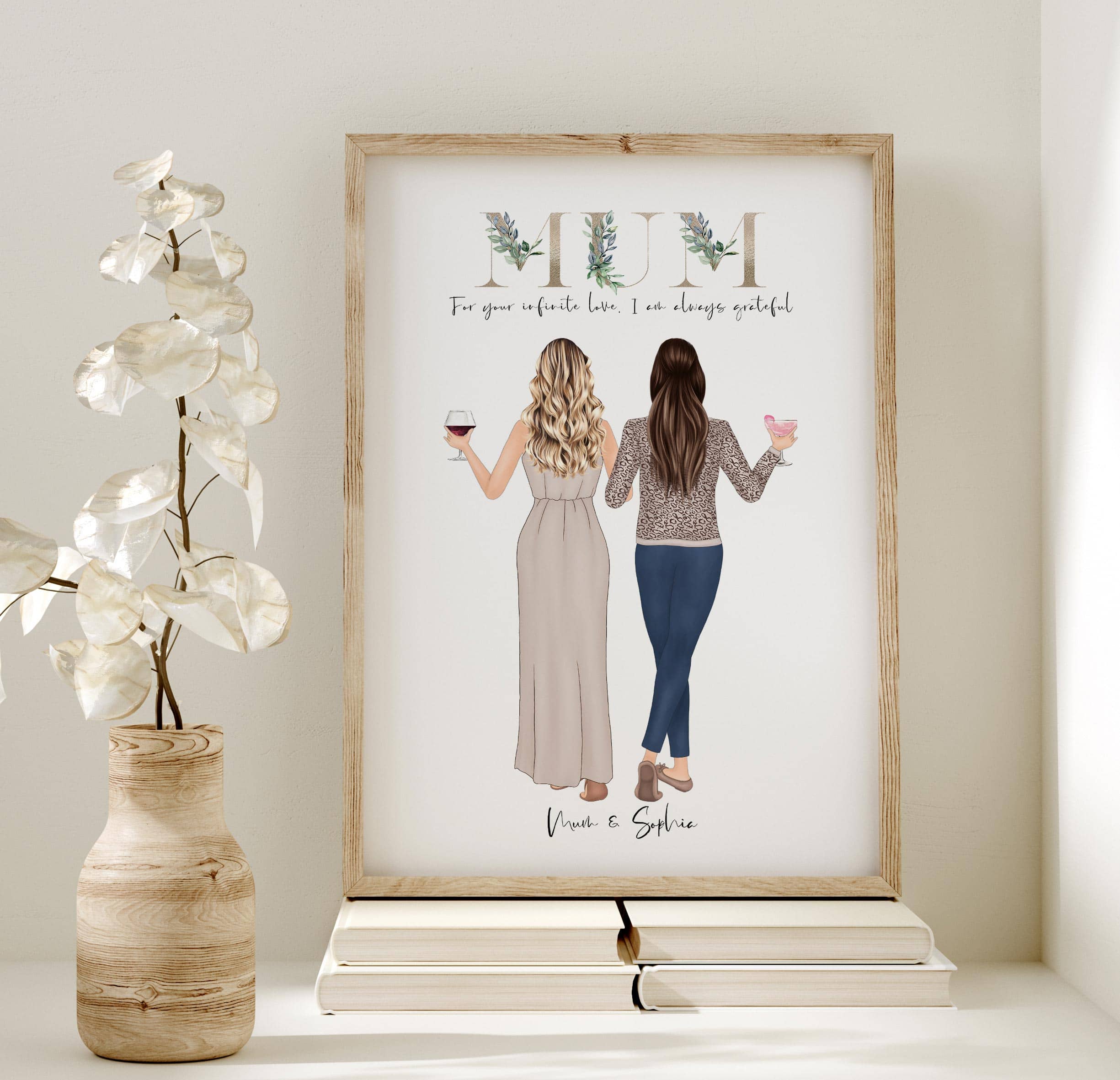 Personalised Family Prints Customised Wall Art Personalised Bee PersonalisedBee