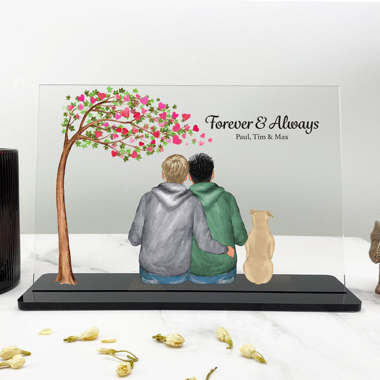 Personalised Valentines Day Gift, Valentines Boyfriend Gift, Husband Gift, Wife First Valentines, Anniversary Gift Her/Him, Couple and Pet