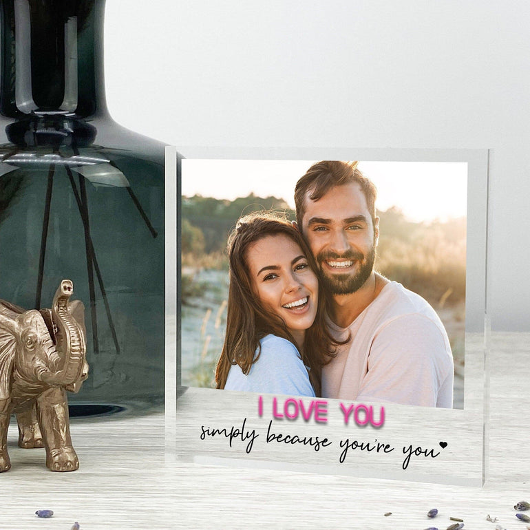 Personalised photo. Gift for Boyfriend, Gift for Girlfriend, Anniversary Gift for Him, Reasons I love you, personalized gifts, gift for her