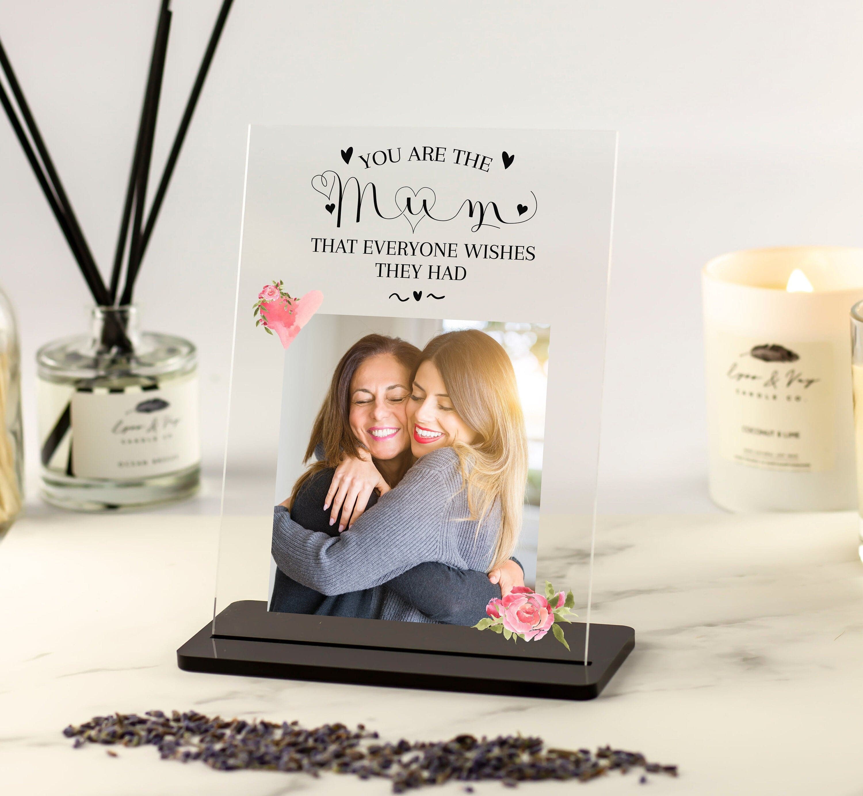 Personalised Mum Gift, Mother and Daughter Print, Unique Mothers Day gift, Mum Birthday Gift, Custom Photo Frame Acrylic Plaque