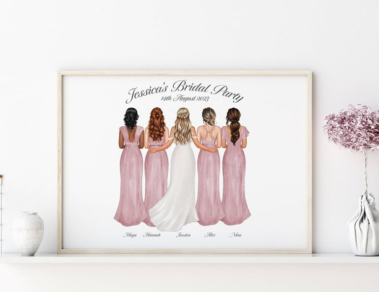 Gift For Bride from Bridesmaids, Bride to Be Gift, Bride Gift From Bridesmaid, Gift for Bride from Maid of Honour, Gift to Bride, Custom