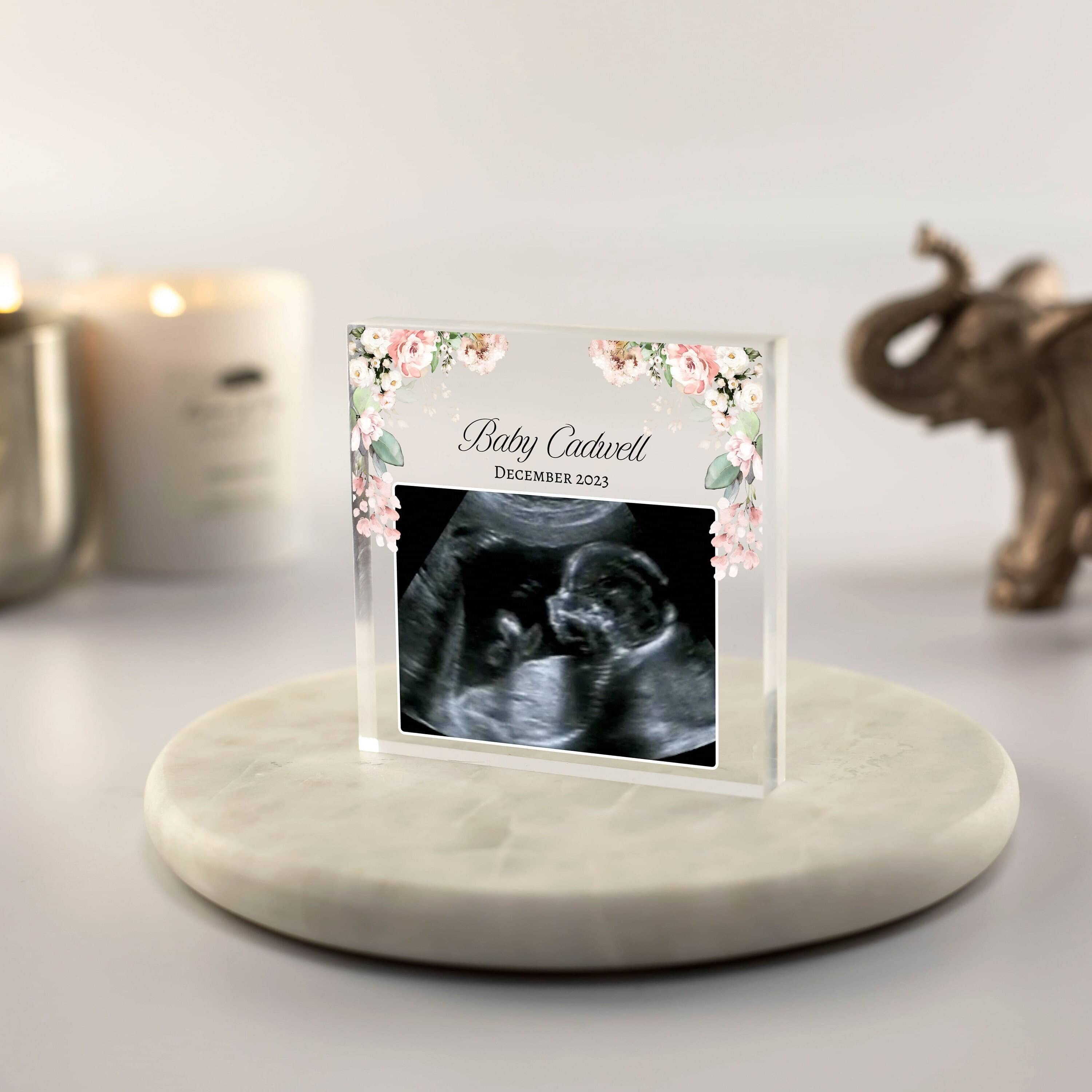 Baby Scan Photo Print, Mum to be Gift, Baby Shower Gift, Baby Scan Gift, Ultrasound Print, Pregnancy Scan Print, Pregnancy Acrylic Block