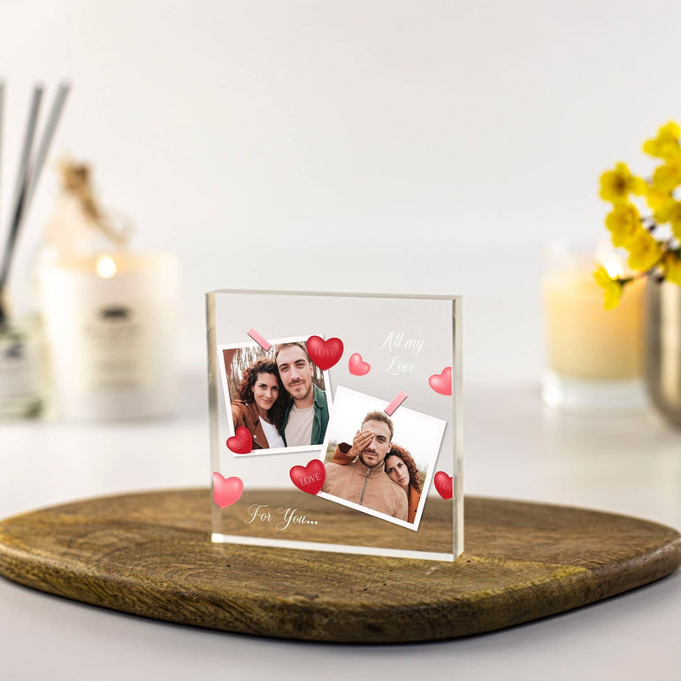 Photo gift Acrylic Block, Valentine Gift, Boyfriend Gift, Girlfriend Gift, Photo Gifts, Love gifts, Anniversary, Wedding, Husband, Wife