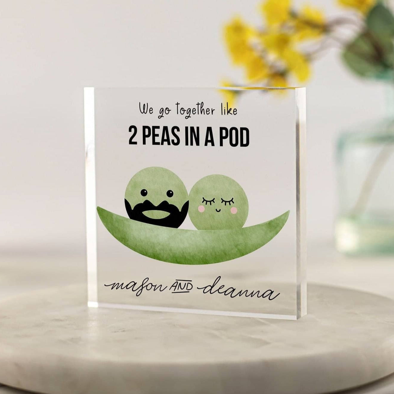 Funny Valentines Keepsake Gift, Valentines Gifts, Wedding Gift, Gift for Him Her, Anniversary Gift, Birthday Gifts Husband, Acrylic Block